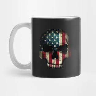 American Flag Skull Mug